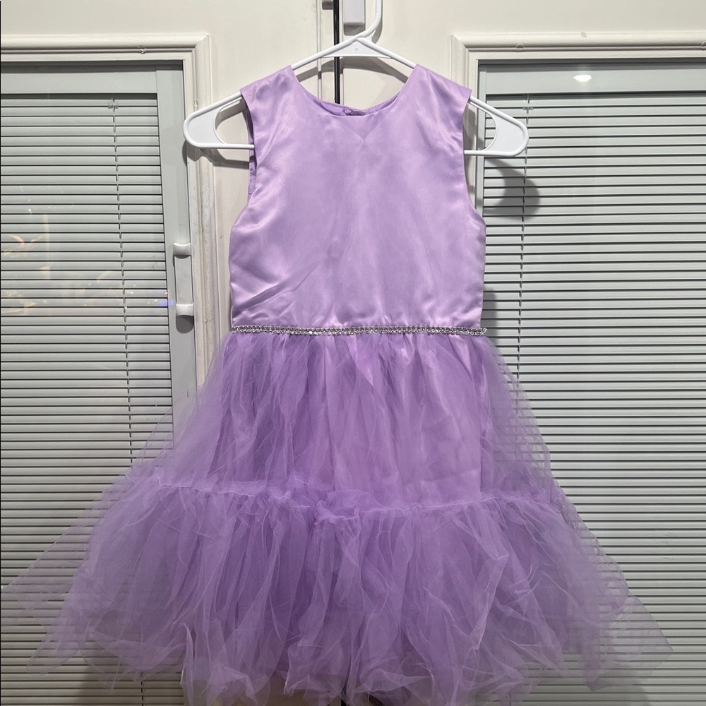 Blueberi Boulevard Lilac Tulle Dance Dress